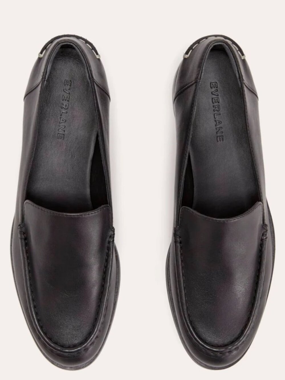 Everlane Modern Loafer Black Leather Women's Sizes NEW Classic Preppy - Picture 2 of 16